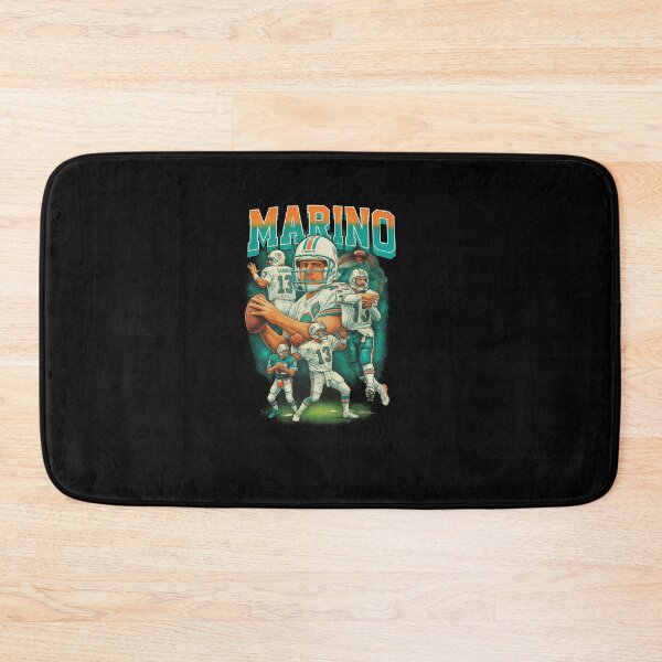 Item preview, Dan Marino Vintage Miami Dolphins Collage Art – #13 NFL Quarterback Legend designed and sold by TheArtOfCar.