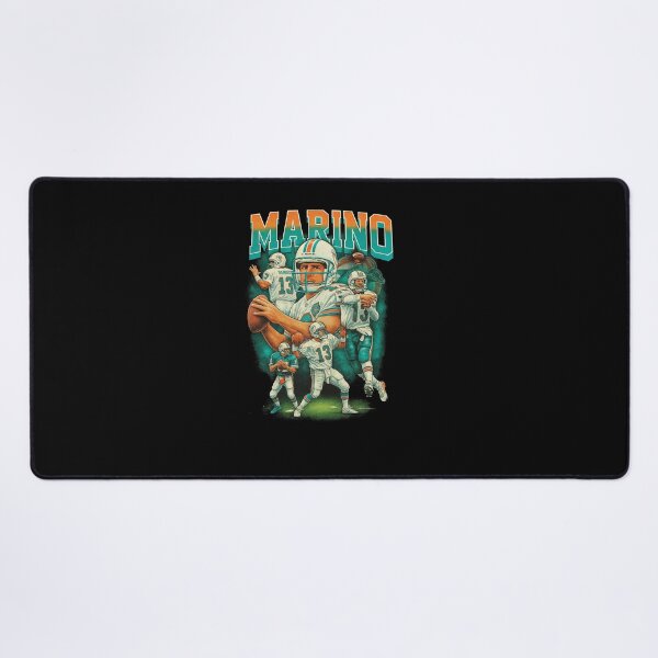 Item preview, Dan Marino Vintage Miami Dolphins Collage Art – #13 NFL Quarterback Legend designed and sold by TheArtOfCar.