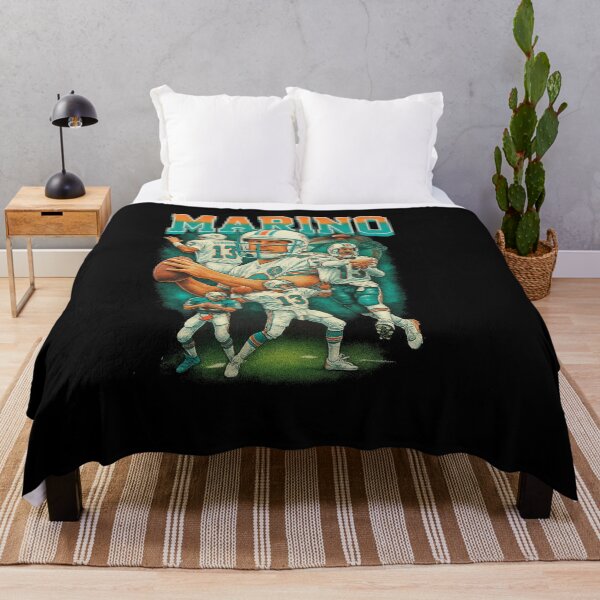 Item preview, Dan Marino Vintage Miami Dolphins Collage Art – #13 NFL Quarterback Legend designed and sold by TheArtOfCar.
