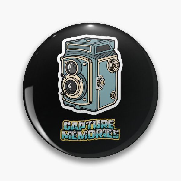 Item preview, Vintage Camera Illustration - Capture Memories Retro Photography art designed and sold by INOKAD.
