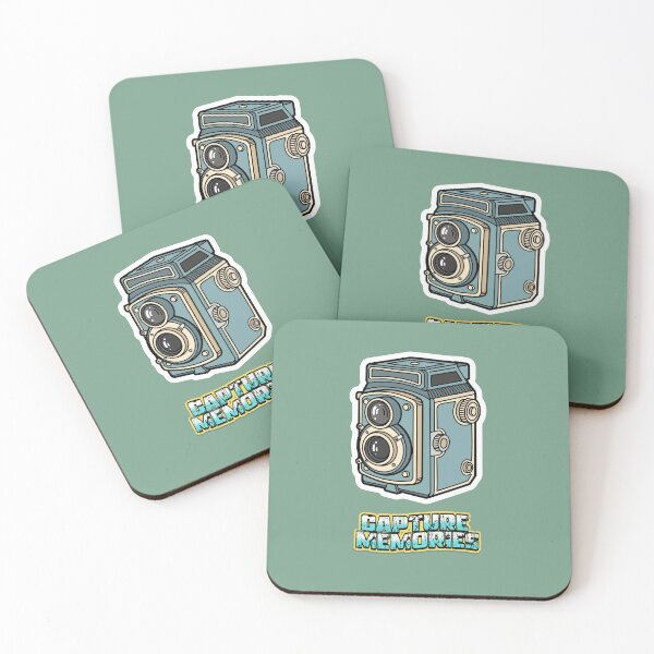 Item preview, Vintage Camera Illustration - Capture Memories Retro Photography art designed and sold by INOKAD.