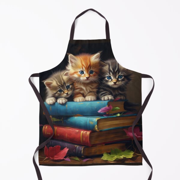 Item preview, Kittens and Books designed and sold by bubblyrainbow.