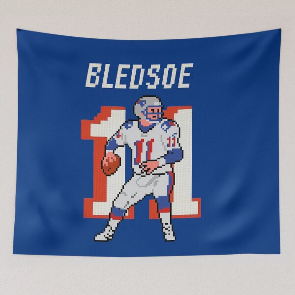 Item preview, Drew Bledsoe Retro Pixel Art – New England Football #11 Classic designed and sold by TheArtOfCar.