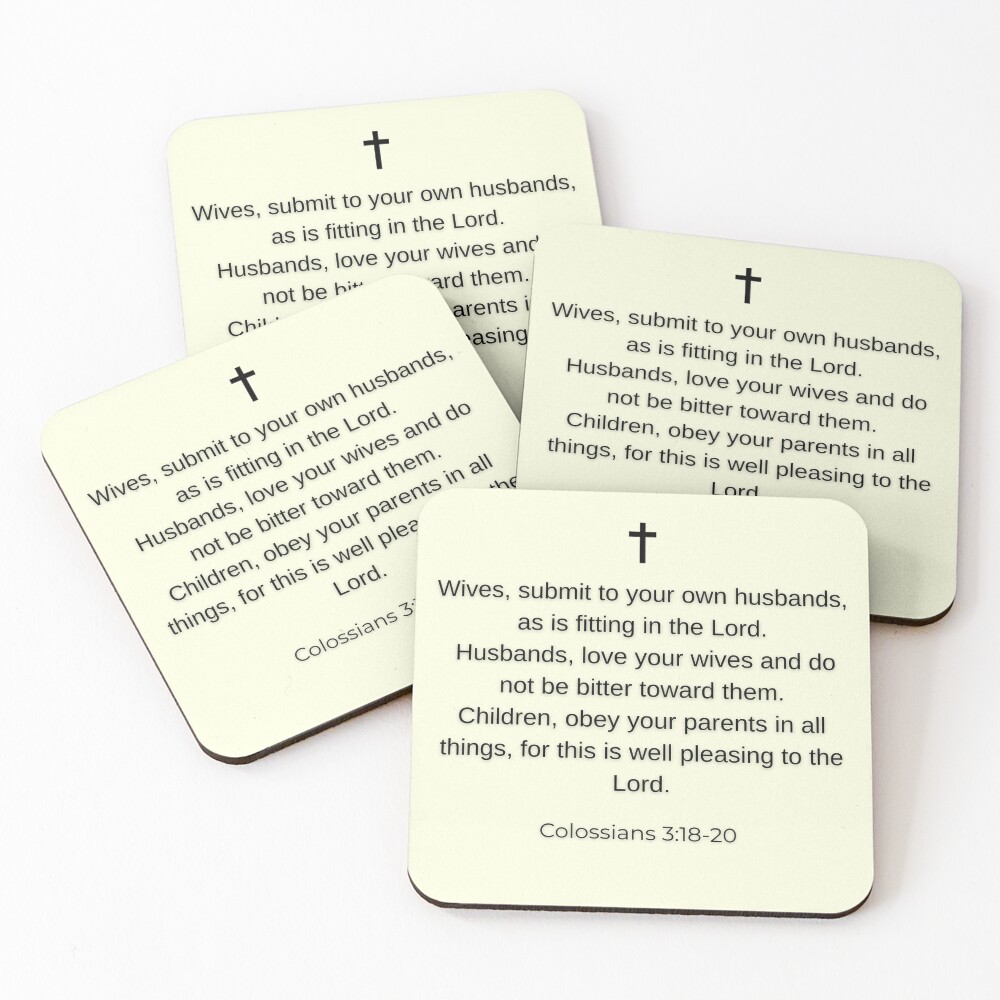 Vista previa del artículo con la obra «Posavasos (lote de 4)», diseñado y vendido por Holy-Scripture.
