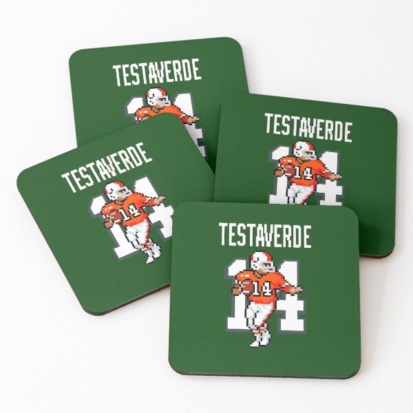 Item preview, Vinny Testaverde Miami Hurricanes Retro Pixel Art – #14 Classic designed and sold by TheArtOfCar.