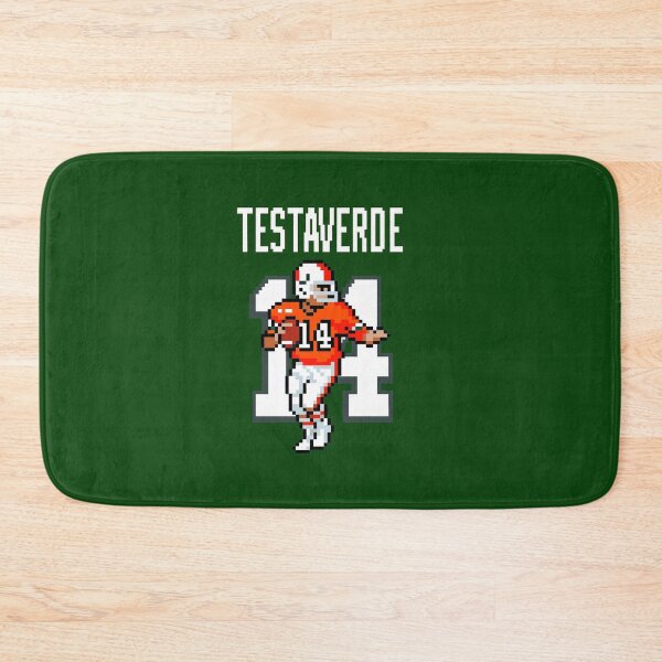 Item preview, Vinny Testaverde Miami Hurricanes Retro Pixel Art – #14 Classic designed and sold by TheArtOfCar.