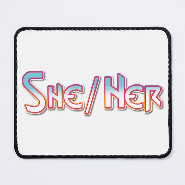 Item preview, She/Her 80's style designed and sold by Visigothic Productions.