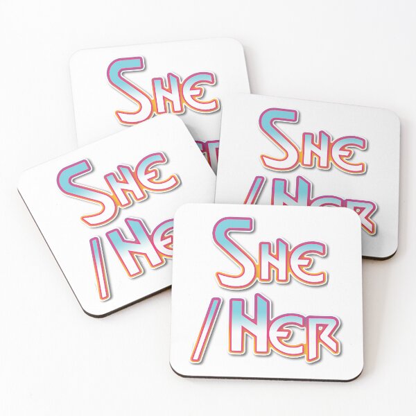 Item preview, She/Her 80's style designed and sold by Visigothic Productions.