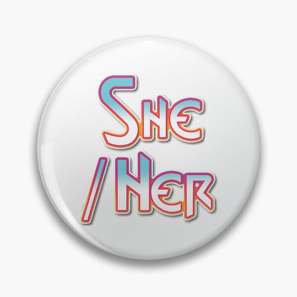 Item preview, She/Her 80's style designed and sold by Visigothic Productions.