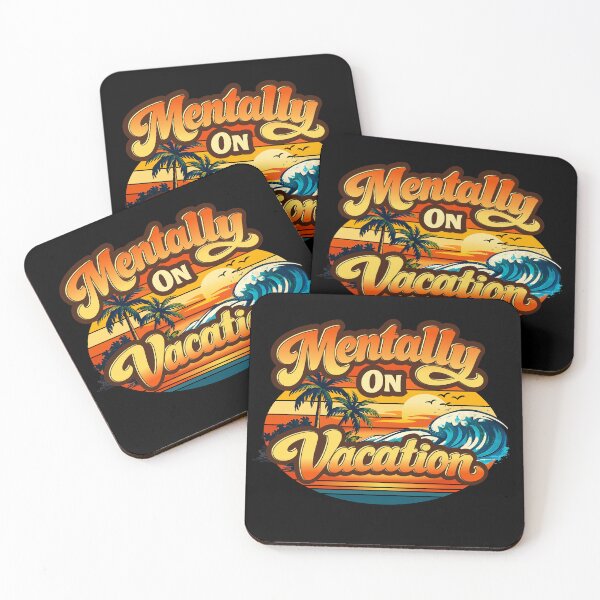 Item preview, Mentally on Vacation designed and sold by Plot Twist Outfitters.
