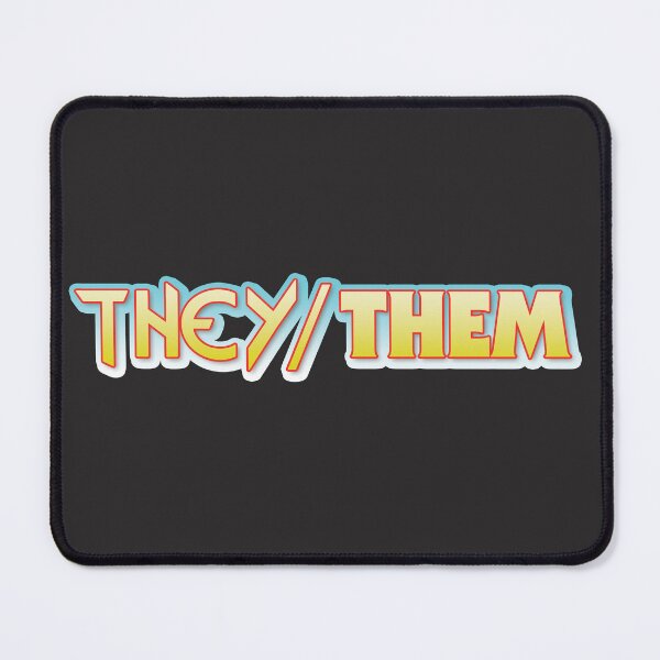 Item preview, They/Them 80's style designed and sold by Visigothic Productions.