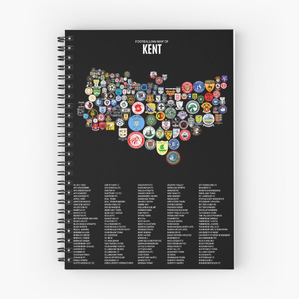 Item preview, Mens Footballing Map of Kent designed and sold by Footy-Maps.
