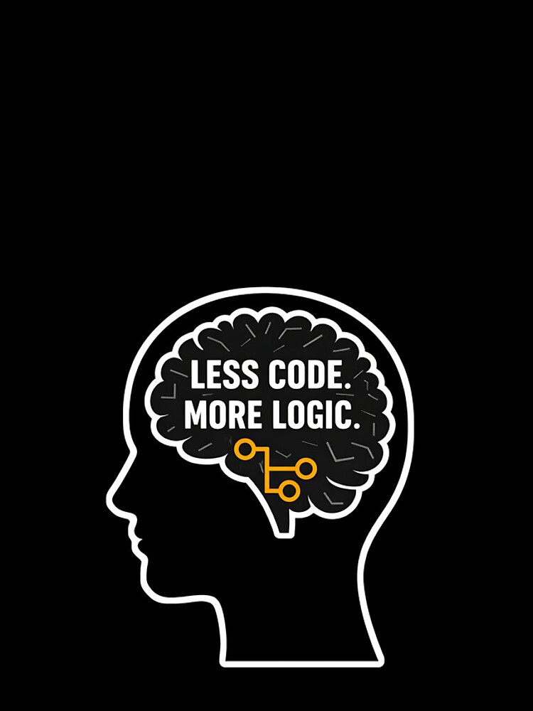 Thumbnail 4 of 4, iPhone Case, Less Code. More Logic. designed and sold by MichaelJVanecek.