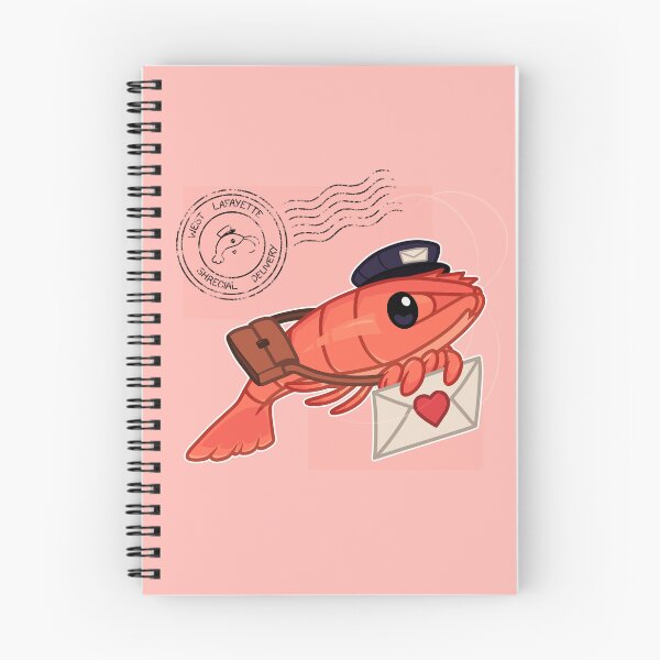 Item preview, Shrecial Delivery Love Letter Shrimp designed and sold by StudioMaverick.