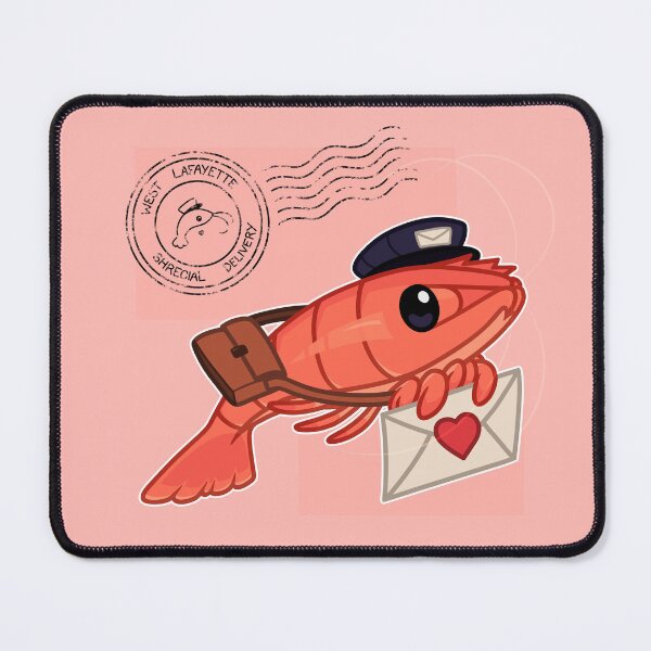 Item preview, Shrecial Delivery Love Letter Shrimp designed and sold by StudioMaverick.