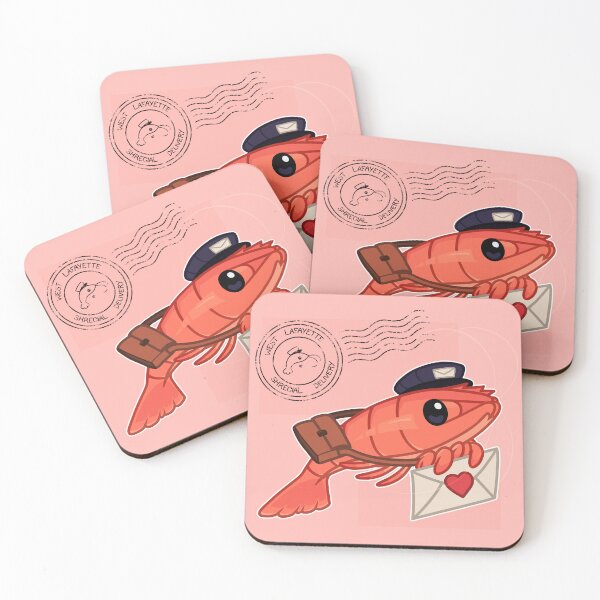 Item preview, Shrecial Delivery Love Letter Shrimp designed and sold by StudioMaverick.