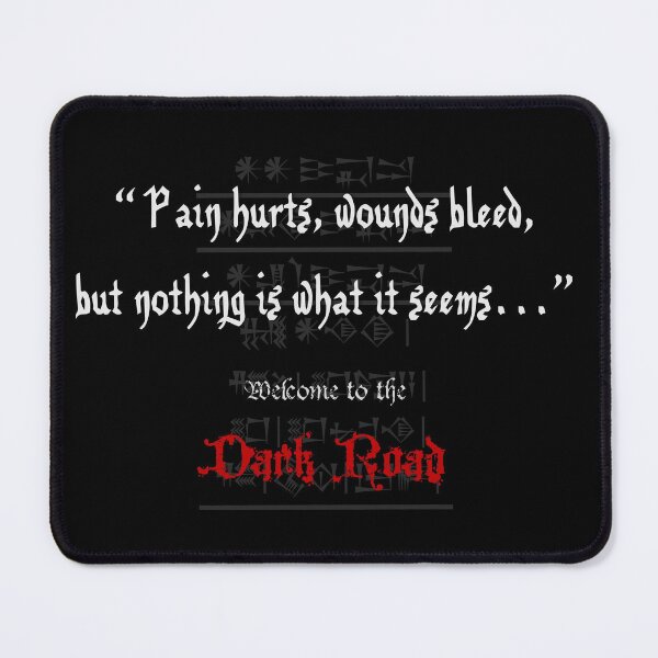 Item preview, The Dark Road warning...can you read the writing behind? designed and sold by Jon Graef and The Dark Road.
