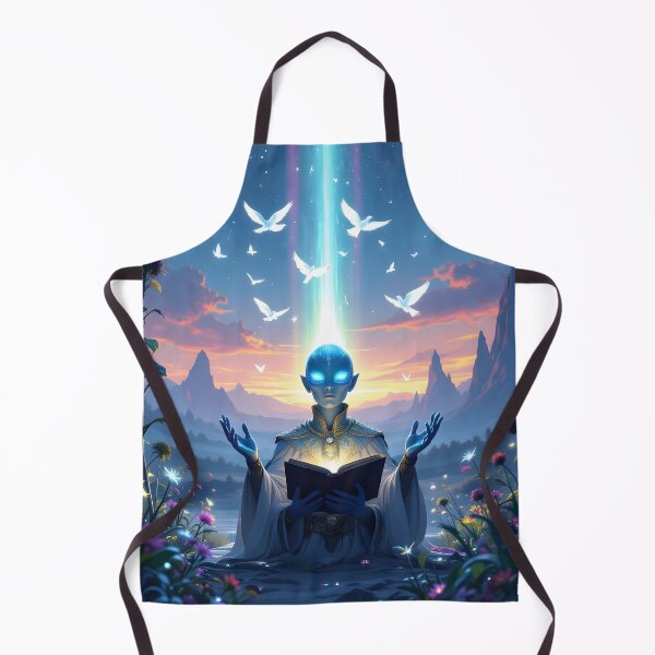 Item preview, The guardian of the celestial tome under the radiance of truth designed and sold by KunstGeist.