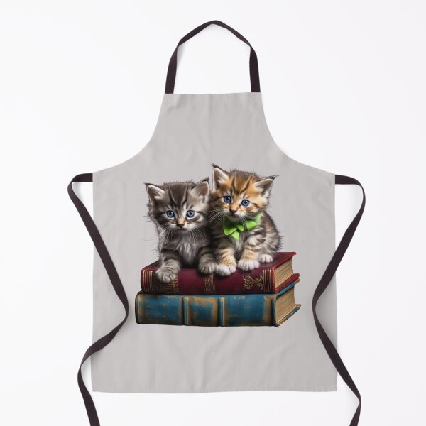 Item preview, Kitten on the Books designed and sold by bubblyrainbow.