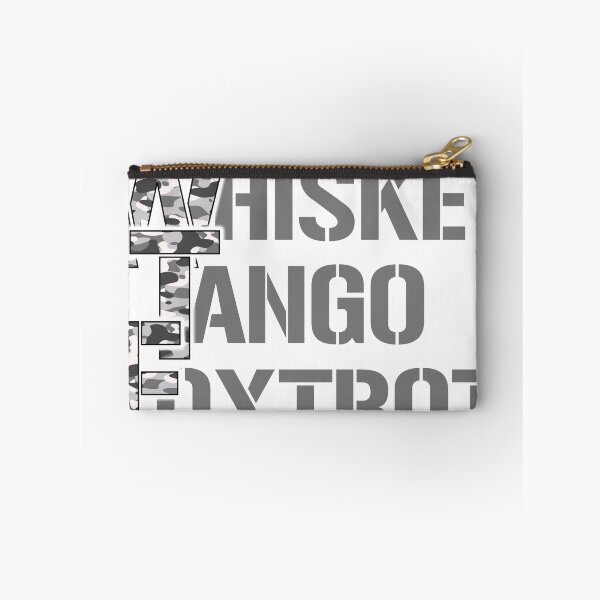 Item preview, Whiskey Tango Foxtrot.... grey camo designed and sold by CHASAcreative.