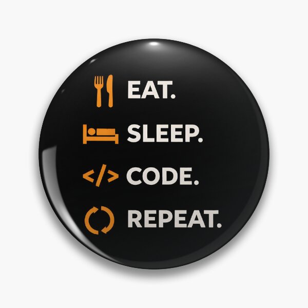 Item preview, Eat. Sleep. Code. Repeat. designed and sold by Plot Twist Outfitters.
