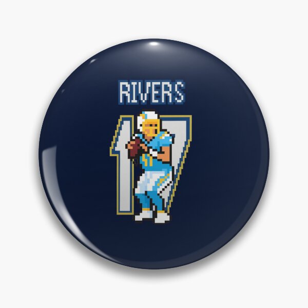 Item preview, Philip Rivers San Diego Chargers Retro Pixel Art – #17 Classic QB designed and sold by TheArtOfCar.