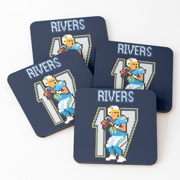 Item preview, Philip Rivers San Diego Chargers Retro Pixel Art – #17 Classic QB designed and sold by TheArtOfCar.