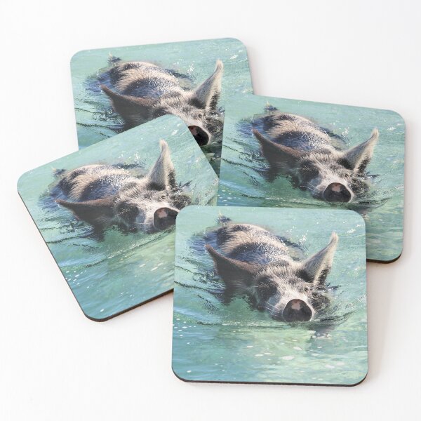 Item preview, Swimming Pig in Exuma, Bahamas designed and sold by croper.