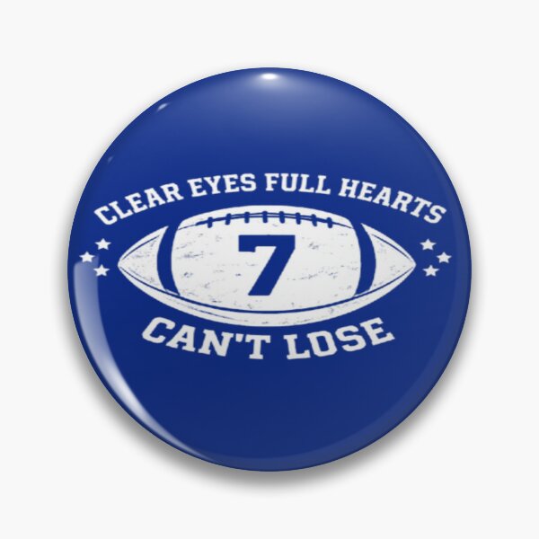 Item preview, Clear Eyes Full Hearts Can’t Lose – White Football Circle designed and sold by ALIOOMEKK75.