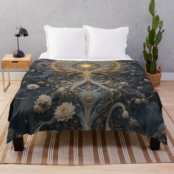 Item preview, Celestial Lotus Mandala – Sacred Geometry Cosmic Flora designed and sold by infiniterealmsX.