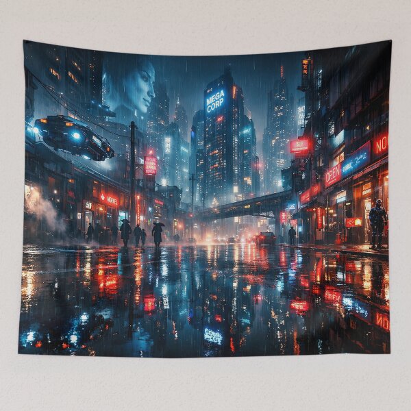 Item preview, Cyberpunk City designed and sold by CorpusErectus.