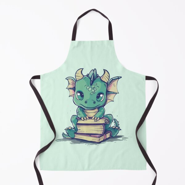 Item preview, Bookish Baby Dragon designed and sold by bubblyrainbow.