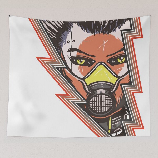 Item preview, Cyberpunk Geisha with Respirator Mask designed and sold by Bianormal.