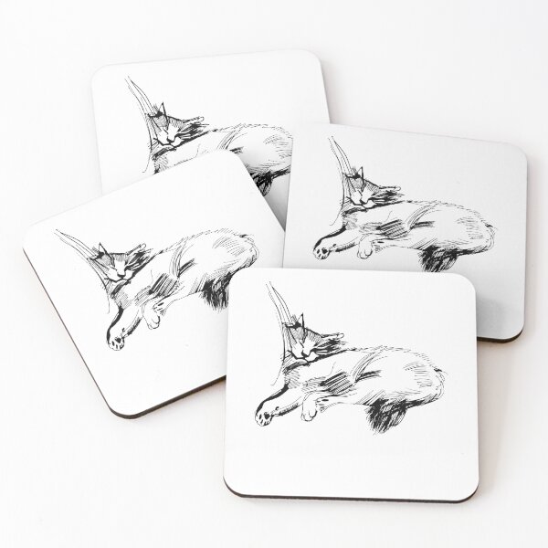 Item preview, Scribble Cat Abstract Sketch Minimalist Cat Art Lover designed and sold by MuniraWearify.