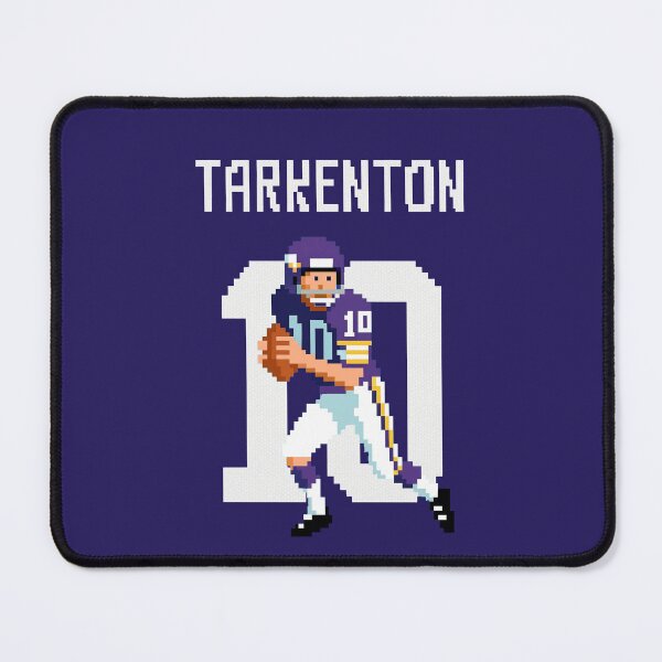Item preview, Fran Tarkenton Retro Pixel Art – #10 Purple Legend designed and sold by TheArtOfCar.