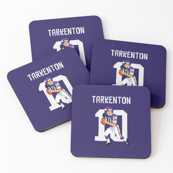 Item preview, Fran Tarkenton Retro Pixel Art – #10 Purple Legend designed and sold by TheArtOfCar.