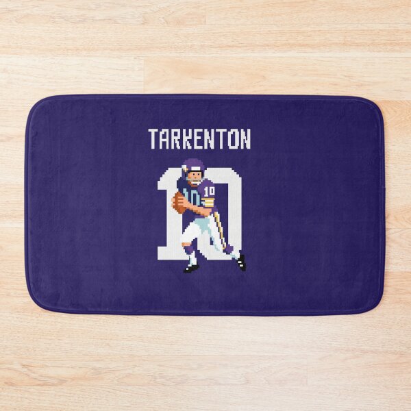 Item preview, Fran Tarkenton Retro Pixel Art – #10 Purple Legend designed and sold by TheArtOfCar.