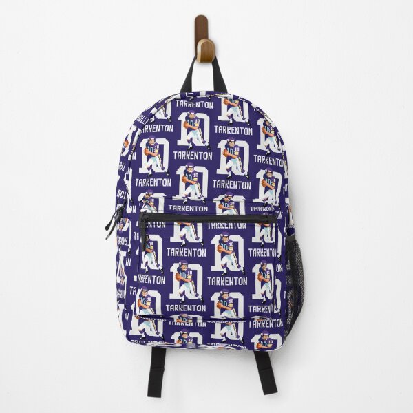 Item preview, Fran Tarkenton Retro Pixel Art – #10 Purple Legend designed and sold by TheArtOfCar.
