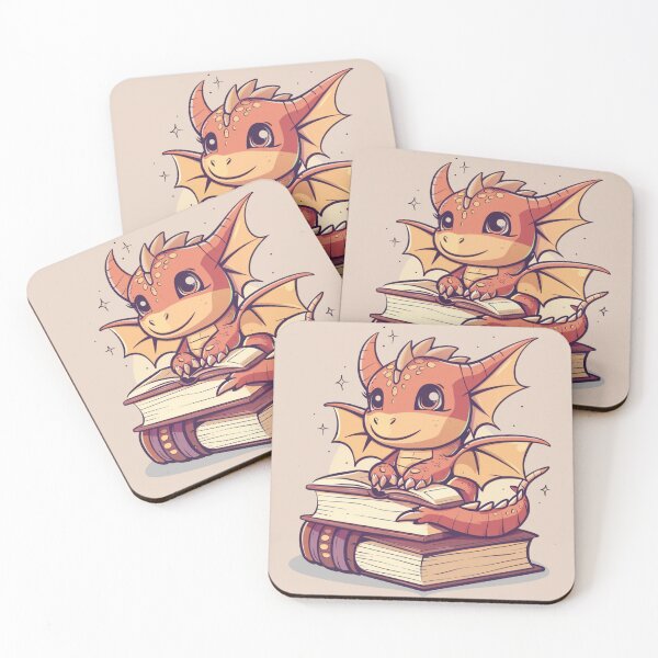 Item preview, Bookish Dragon designed and sold by bubblyrainbow.
