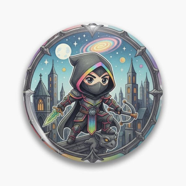 Item preview, Cute assassin Moon - Cute Spirit Moon Art designed and sold by Magic  House.
