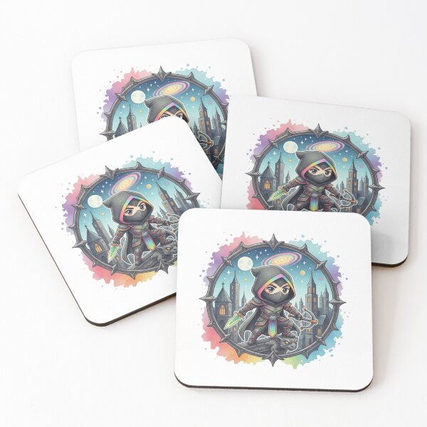 Item preview, Cute assassin Moon - Cute Spirit Moon Art designed and sold by Magic  House.