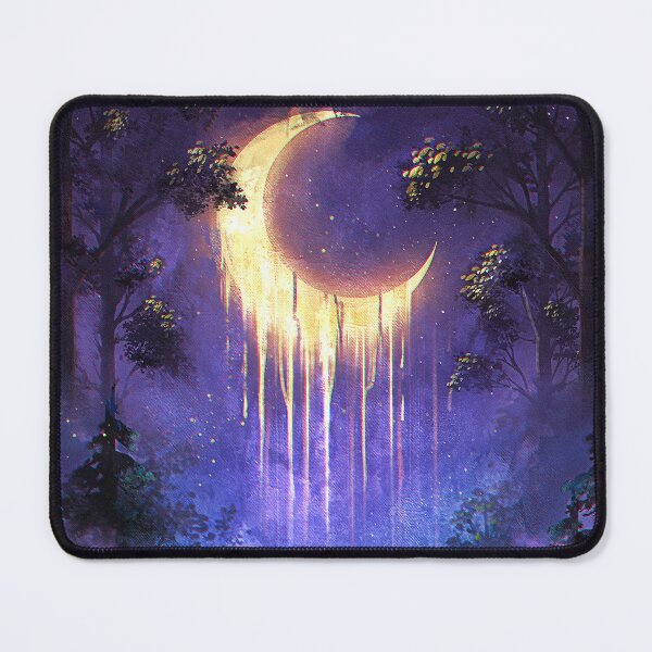 Item preview, Dripping Crescent Moon - Enchanted Forest Fantasy Art designed and sold by Ulfeid3.