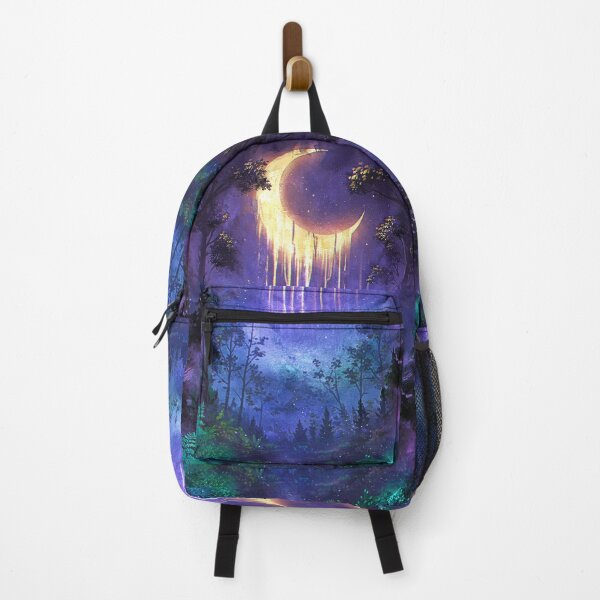Item preview, Dripping Crescent Moon - Enchanted Forest Fantasy Art designed and sold by Ulfeid3.