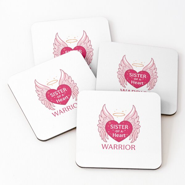 Item preview, Proud Sister of a Heart Warrior – CHD Awareness T-Shirt  Congenital Heart Defect Support Shirt designed and sold by Martysstore.