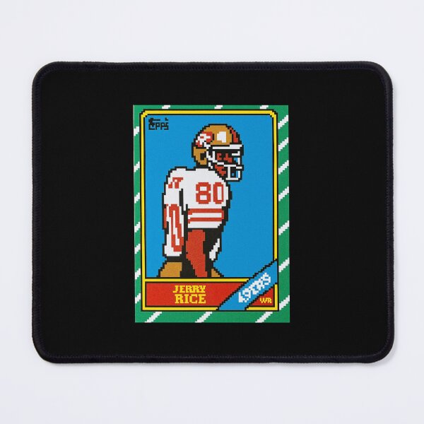Item preview, Jerry Rice Retro Pixel Art Football Card – #80 San Francisco Legend designed and sold by TheArtOfCar.