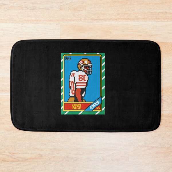 Item preview, Jerry Rice Retro Pixel Art Football Card – #80 San Francisco Legend designed and sold by TheArtOfCar.
