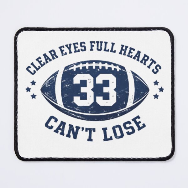 Item preview, Clear Eyes Full Hearts Can’t Lose – Football 33 Motivational Emblem designed and sold by ALIOOMEKK75.