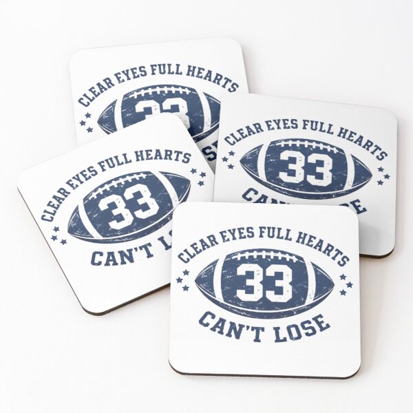 Item preview, Clear Eyes Full Hearts Can’t Lose – Football 33 Motivational Emblem designed and sold by ALIOOMEKK75.