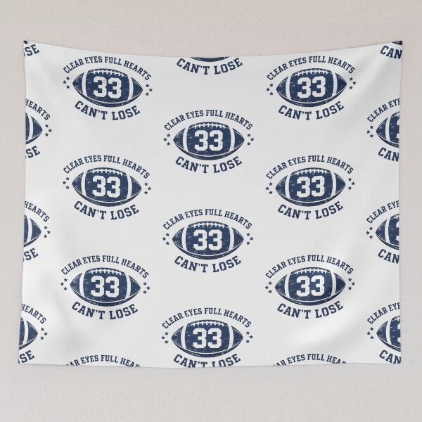 Item preview, Clear Eyes Full Hearts Can’t Lose – Football 33 Motivational Emblem designed and sold by ALIOOMEKK75.