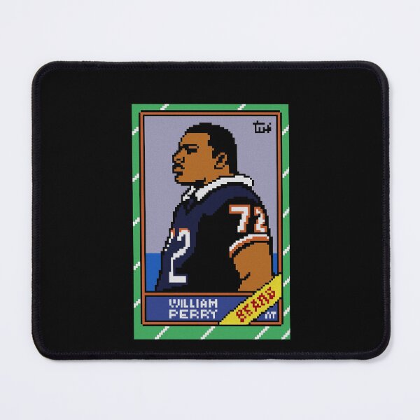 Item preview, William “Refrigerator” Perry Retro Pixel Art Football Card – #72 Chicago Legend designed and sold by TheArtOfCar.